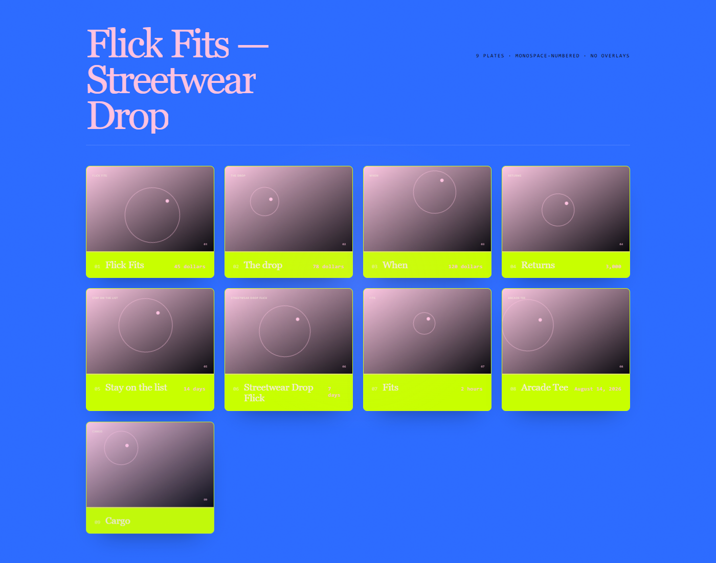 Flick Fits Auto desktop