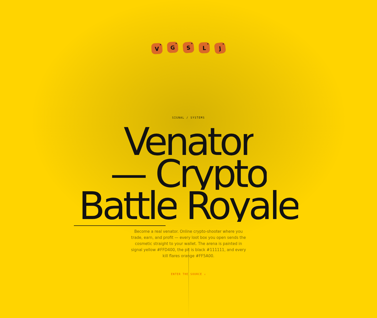 cinematic token output