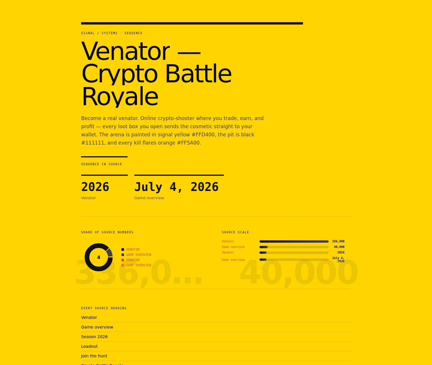 infographic token output