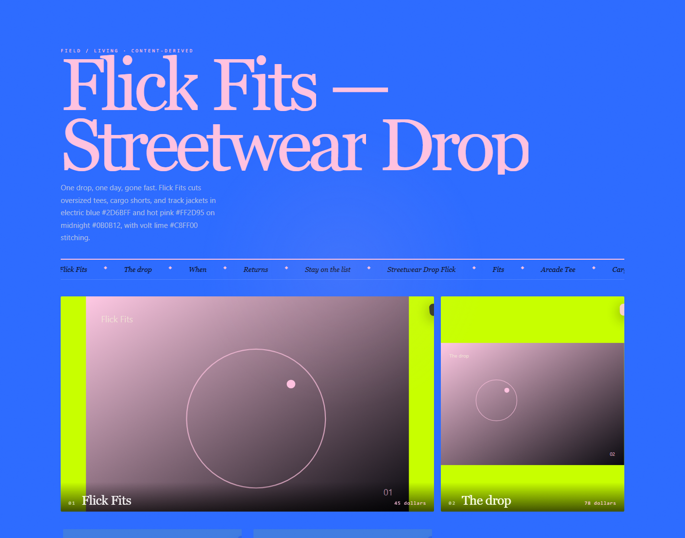 lookbook token output